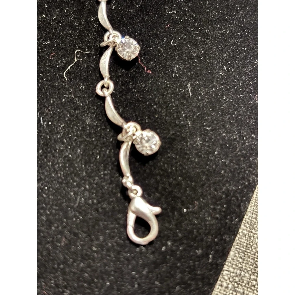 Silver Tone Anklet 10